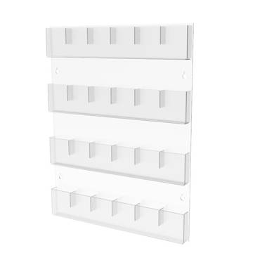 Magazine holder wall discount mount